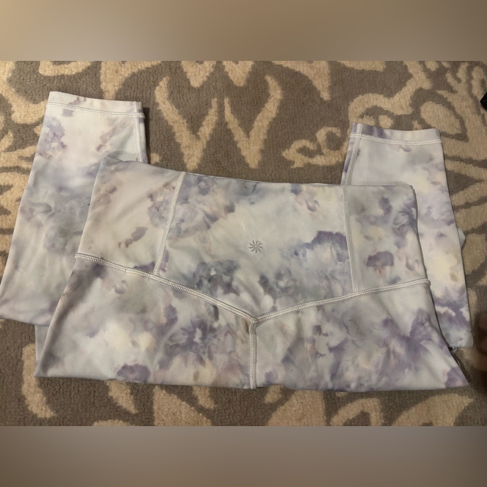 Athleta Women’s Pastel Tie-Dye Leggings